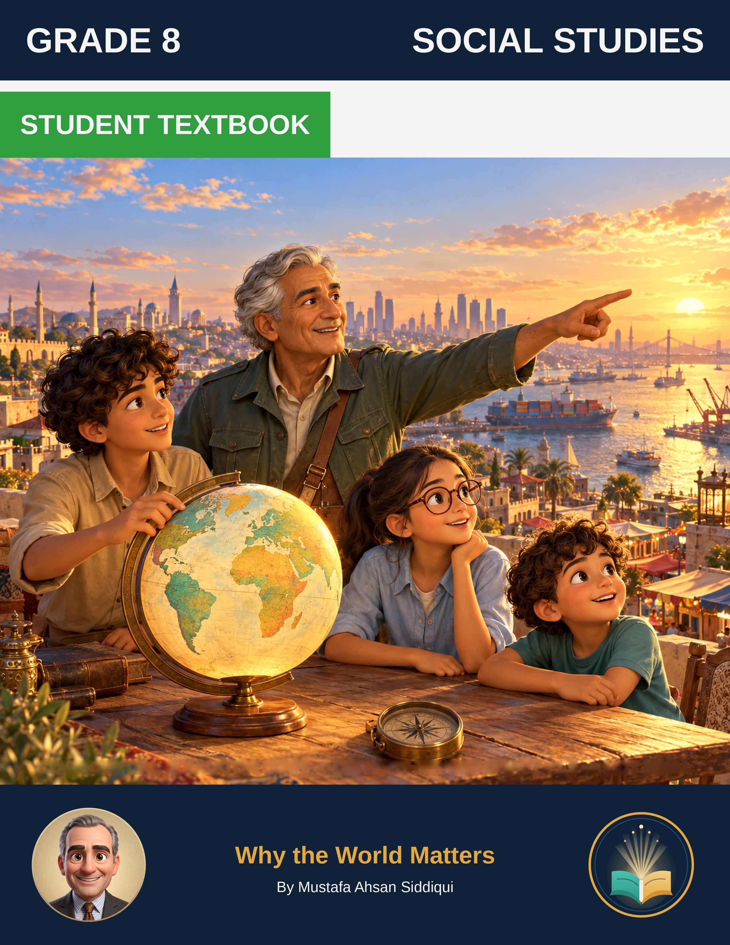 Grade 8 Global Studies Student Book cover